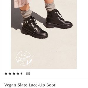 Freepeople Vegan Slate Lace-up Boot